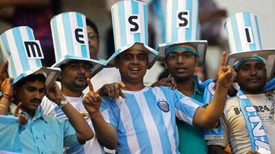 Indian fans were quite clear who was in their hearts.