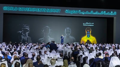 Mr Al Gergawi told the forum the next major discovery would not be in space, but in 'the realm of new capabilities within the human brain itself'. Antonie Robertson / The National