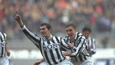 Zinedane Zidane - 156 goals - (Cannes 6, Bordeaux 39, Juventus 31, Real Madrid 49, France 31). Allsport