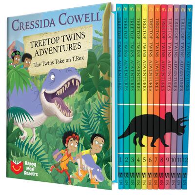Author Cressida Cowell has penned 12 books for the campaign. Supplied