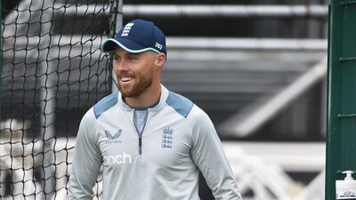Phil Salt during England's training session on Thursday. Getty