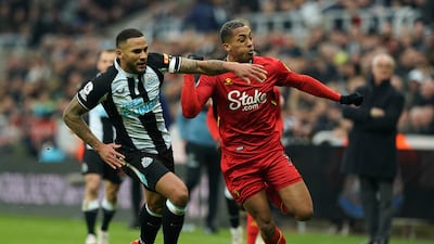 Jamaal Lascelles - 5: Dealt with Watford balls into box for most of match very well and looked solid enough at back until giving ball away that almost resulted in Sissoko scoring against old club. Beaten by Pedro in air for late equaliser. PA