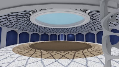 A design plan of the mosque that could be incorporated into the underground bunker. Courtesy: Survival Condo Project