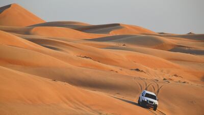 The rolling Wahiba Sands. Getty