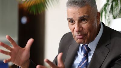 The governor of Aswan Ismail Mohamed Kamal. Asia Pacific Cities Summit & Mayors' Forum. DEC, Expo City, Dubai. Chris Whiteoak / The National