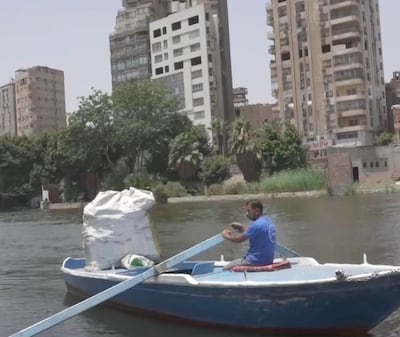 Fishermen managed to fish 13 tonnes of plastic bottles out of the Nile in less than a year. VeryNile