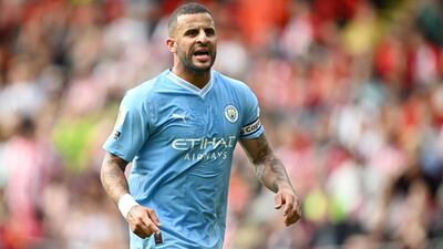 Kyle Walker of Manchester City has signed a new two-year contract. Getty