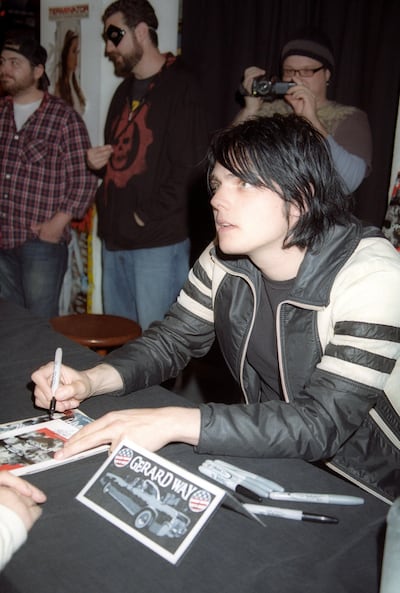 Gerard Way at a signing for one of his 'The Umbrella Academy' comic books. Photo by Christina Radish.