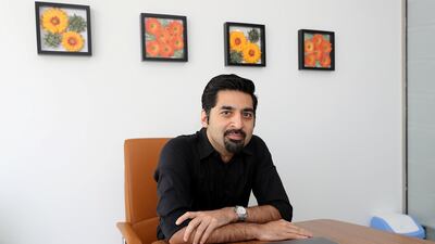 Omar Farooqui, founder of Coded Minds, wants to open up access to education to all through the new Hope Academy. Pawan Singh/The National