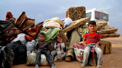 Syrian Kurdish refugees in Turkey on September 24, 2014. Getty Images