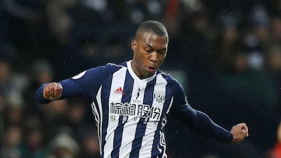 Daniel Sturridge playing for West Bromwich while on loan in 2018. Reuters