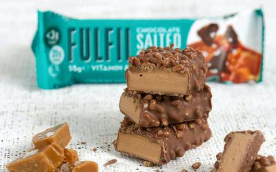 Hershey x Fulfil protein bars. Courtesy of Food BevMedia