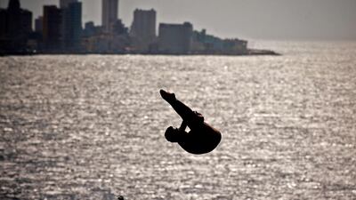 Britain’s Blake Aldridge won the first event beating Mexico’s Jonathan Paredes. Yamil Lage/AFP