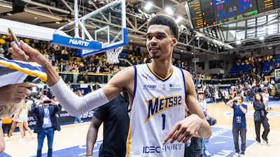 Victor Wembanyama is projected to be the first pick in the 2023 NBA Draft. EPA