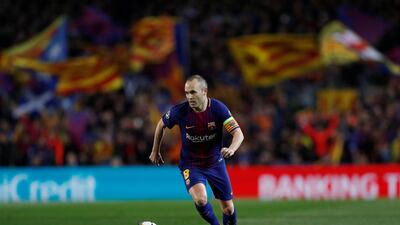 Andres Iniesta is the joint-most decorated player in Barcelona history with 30 major trophies. Lee Smith / Reuters