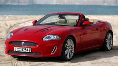 Buying this Dh500,000 Jaguar XKR convertible at Emirates NBD's special 1.99 per cent rate will save you about Dh45,000 in interest alone.