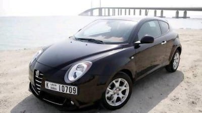 The Alfa Romeo Mito, the newest and smallest car in the Italian carmaker's lineup.