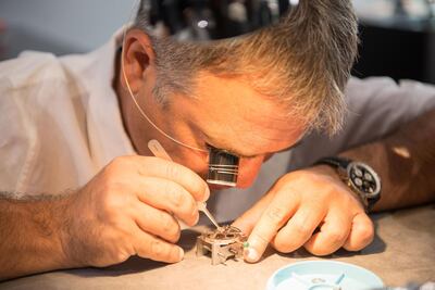 Watchmaking masterclass at Dubai Watch Week.