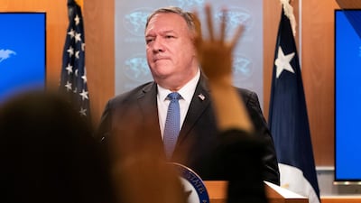 US Secretary of State Mike Pompeo. Reuters