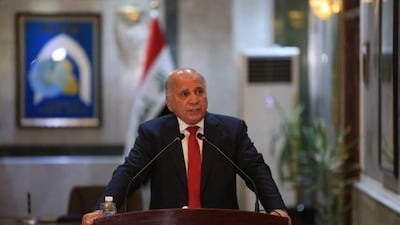 Iraqi Minister of Foreign Affairs Fuad Hussein is in Tehran on diplomatic business. Getty