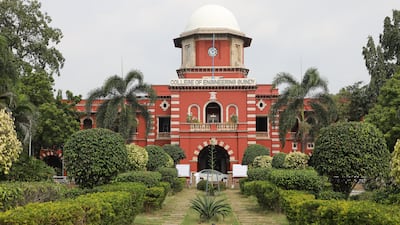 Anna University in Chennai, India, which has been ranked among the top 100 young universities. Photo: Anna University