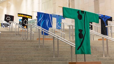 Hefuna designed the shapes, designs and patterns of the 28 costumes