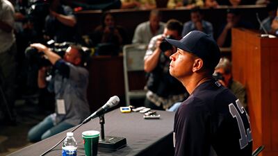 Rodriguez said he planned to appeal against Major League Baseball's decision. Charles Cherney / AP Photo