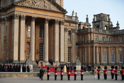 US President Donald Trump was received at Blenheim Palace in 2018 on an official visit to the UK. Getty Images