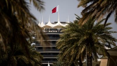 The landmark Sakhir Tower at Bahrain International Circuit. Getty Images