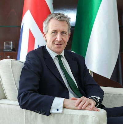 Security Minister Dan Jarvis says the success of the UK's work to root out money laundering 'depends on co-operation' with the UAE. Victor Besa / The National