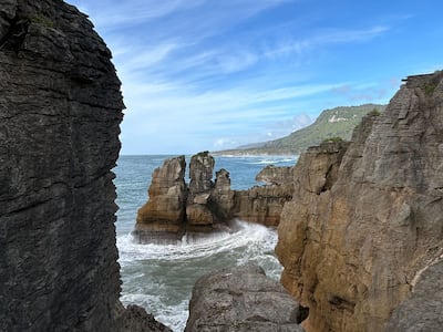Pancake Rocks show the awesome power of nature. Tom Evans / The National
