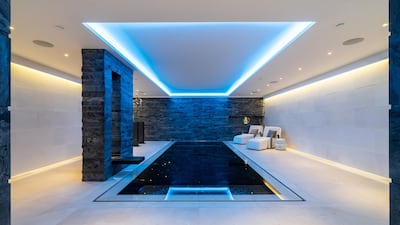 The property's indoor pool. Courtesy Vyomm.com