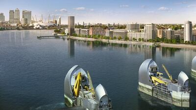 The River Thames by the new town centre, built on the site of the 250-acre Royal Docks area in London. Courtesy of Ballymore