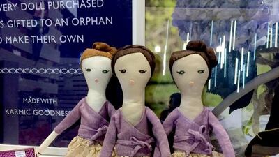 Dumyé Dolls’s fashionable rag dolls. Rebecca McLaughlin-Duane / The National