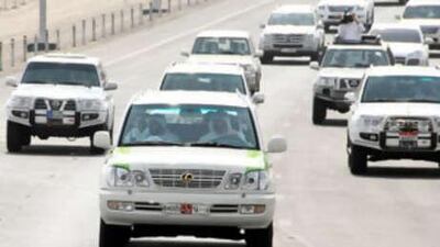 Sheikh Khalifa bin Zayed and Sheik Mohammed bin Zayed visited the Western Region.