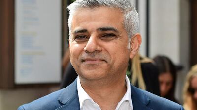 New London mayor Sadiq Khan. Leon Neal / AFP