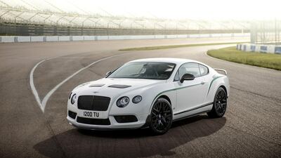 The Bentley Continental GT3-R is 100kg lighter than the regular Continental, largely thanks to getting rid of its rear seats. Courtesy Newspress