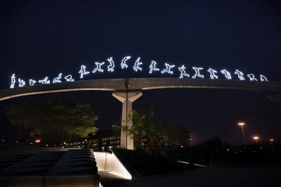 Angelo Bonello's 'Run Beyond', 2015. Noor Riyadh 2021