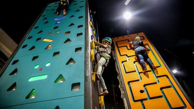 Orange Wheels offer climbing walls, a mini-village, an arts and crafts area and a gym. Courtesy of Orange Wheels