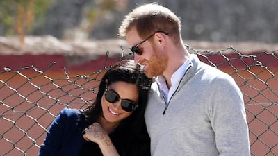 Britain's Prince Harry and Meghan, Duchess of Sussex, welcomed their baby boy on May 6, 2019. AP