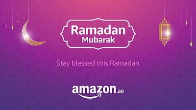 Amazon.ae is offering discounts of up to 60 per cent in its dedicated Ramadan section. Courtesy of Amazon.ae