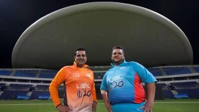 Shiva Pagarani, left, was active in the UAE's club scene, while Adil Mirza nearly played for the Pakistan Under 19 team. Mike Young / The National