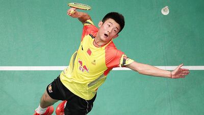 China’s Chen Long is the top-ranked badminton men’s singles player in the world and is hoping to build on his 2012 title in Dubai. Courtesy photo