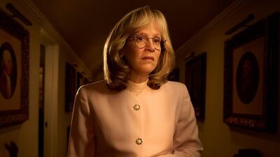 Sarah Poulson as Linda Tripp in 'Impeachment: American Crime Story'. Photo: FX