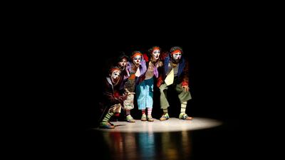 'Three Stories', performed in Damascus on July 14, 2019. EPA