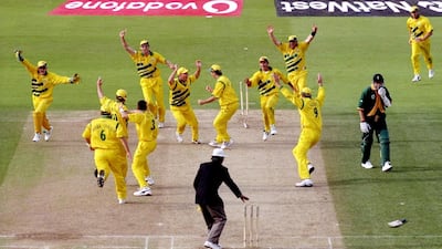 1999 World Cup, semi-finals: Perhaps the greatest one-day international ever to be played, this is a match South Africa should have won. Needing just 214 to beat Australia at Edgbaston, the Proteas had a collapse at the start of the innings before making a remarkable recovery to come close to victory. Lance Klusener led the late innings onslaught, but a moment of confusion between him and Allan Donald led to the latter being run out and the match ending in a tie. Australia progressed on a technicality. Ross Kinnaird / Getty Images