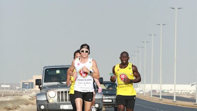 Hollie Murphy has completed seven marathons in seven days across seven emirates to raise awareness about the need to include people with special needs in sports. The inclusion advocate and former PE teacher, hopes to break down barriers in society by including people with disabilities in all mainstream sporting events. Courtesy: Heroes of Hope