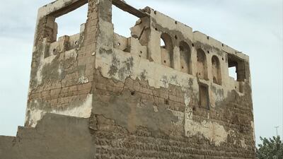 The buildings were made from coral stone and sea sand mixed with seashells