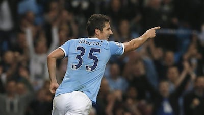 Manchester City's Stevan Jovetic could be one for the future, according to Manuel Pellegrini, the manager. Phil Noble / Reuters