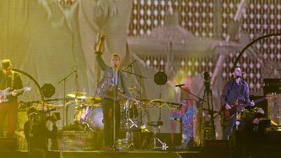 Coldplay was one of the highlights of the Volvo Ocean Race in Abu Dhabi on New Year's Eve 2011.